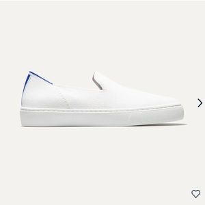 Rothy’s original slip on sneakers white 9.5